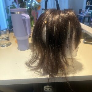 Only worn couple times bangs and top layer topper.